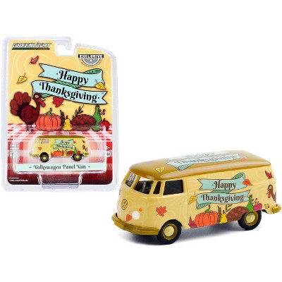 Volkswagen Panel Van "Happy Thanksgiving" "Hobby Exclusive" 1/64 Diecast Model by Greenlight