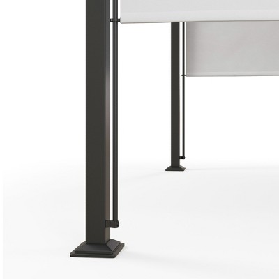 Outsunny 10' x 10' White Steel Frame Patio Pergola