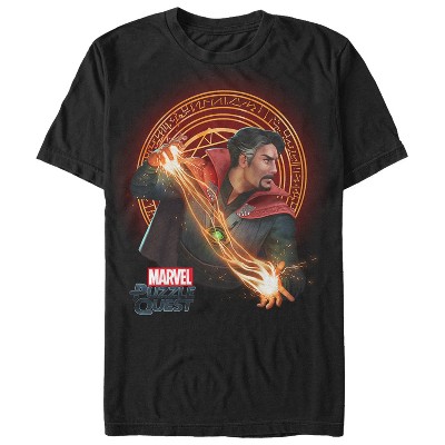 Men's Marvel Puzzle Quest Doctor Strange Orb T-shirt - Black - 4x Large ...