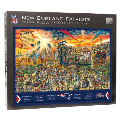 New England Patriots Joe Journeyman Find Joe Puzzle 500pc