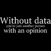 Men's Design By Humans Without Data You're Just A Person With a Opinion By ZeusSE Tank Top - 2 of 2