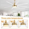 Airsurfer 65" Large Indoor Modern Ceiling Fan with Led Lights and Remote - 3 of 4
