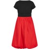 Women's Plus Size Paris Love Dress - red | CITY CHIC - 4 of 4