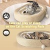61cm extra large sisal cat scratching board, no chipping and scratching resistant hemp rope cat bed integrated cat claw plate basin - 4 of 4