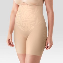 Details about   Assets by Spanx Remarkable Results Mid Thigh Bodysuit Ultra Firm Shaper  2271 XL 