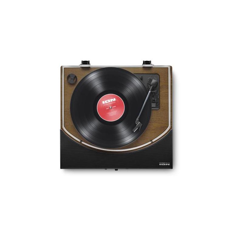 ION IT94BK Premier LP Bluetooth Wireless USB Turntable with USB Recording (Brown), 5 of 6
