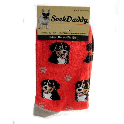 Novelty Socks 15.25" Bernese Mountain Dog Socks Premium Quality E & S Pet  -  Socks