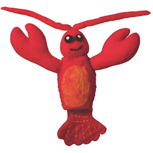 Slickblue Handmade Felt Finger Puppets - 100% Wool, Artisan-Crafted Designs: Lobster, Moose, Sheep & More - 1 of 1