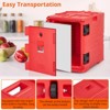 Portable Food Warmer, 82 Qt Hot Box, Large Inner Capacity, Orienteering Wheel, Compatible with 3/6" or 6/2.5" Plates, for Parties, Travel - 3 of 4