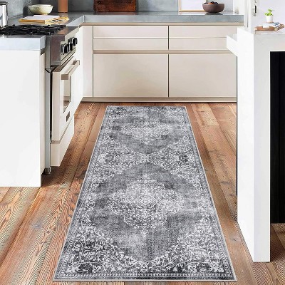 Washable Area Rugs Stain Resistant Carpet for Living Room Bedroom Kitchen Bathroom with Non Slip Backing Home Decor Floor Decoration Mat