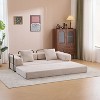 NicBex Convertible Folding Upholstered Floor Sofa Bed with Metal Stand,Oversized Futon Couch Sleeper Sofa for Living Room,Bedroom - 2 of 4
