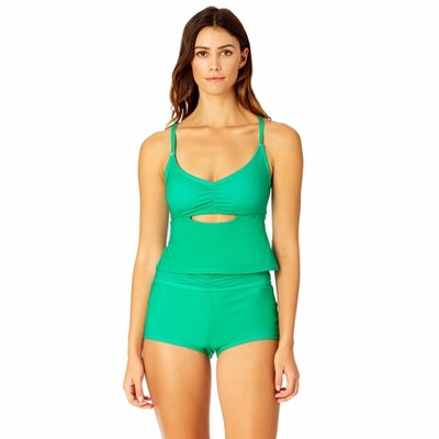 Coppersuit - Women's Banded Halter Longline Bra Swimsuit Top : Target