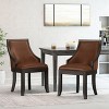 NicBex Retro Mid-Century Style Upholstered Dining Chairs Set of 2 with Curved Legs,Modern Accent Chairs for Dining Room,Living Room - 2 of 4