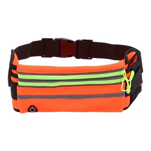 Unique Bargains Reflective Running Waist Pack with Zipper 1 Pc - 1 of 4