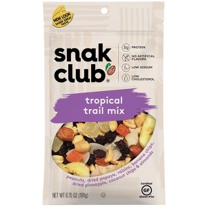 Snak Club Trail Mix Tropical - Case of 6 - 6.75 OZ - 1 of 1