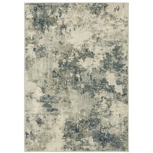 Oriental Weavers Branson BR12A Beige/ Teal Indoor Area Rug - 7'10" x 10' - 1 of 4