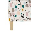 Skyline Furniture Jaxson Storage Bench Terrazzo: Contemporary Cotton Upholstered, Pine Frame, Geometric Pattern - 4 of 4