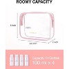 Transparent toiletry bag, 2-piece set waterproof travel storage bag, essential portable makeup bag for travel - 2 of 4