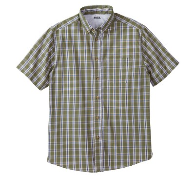 KingSize Short Sleeve Wrinkle Resistant Sport Shirt