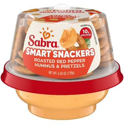 Sabra Roasted Red Pepper Hummus Snacker - 4.56oz