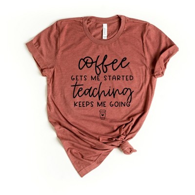 Simply Sage Market Women's Keeps Me going Coffee Short Sleeve Graphic Tee