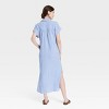 Women's Gauze Button-Front Maxi Shirtdress - Universal Thread™ - 2 of 3