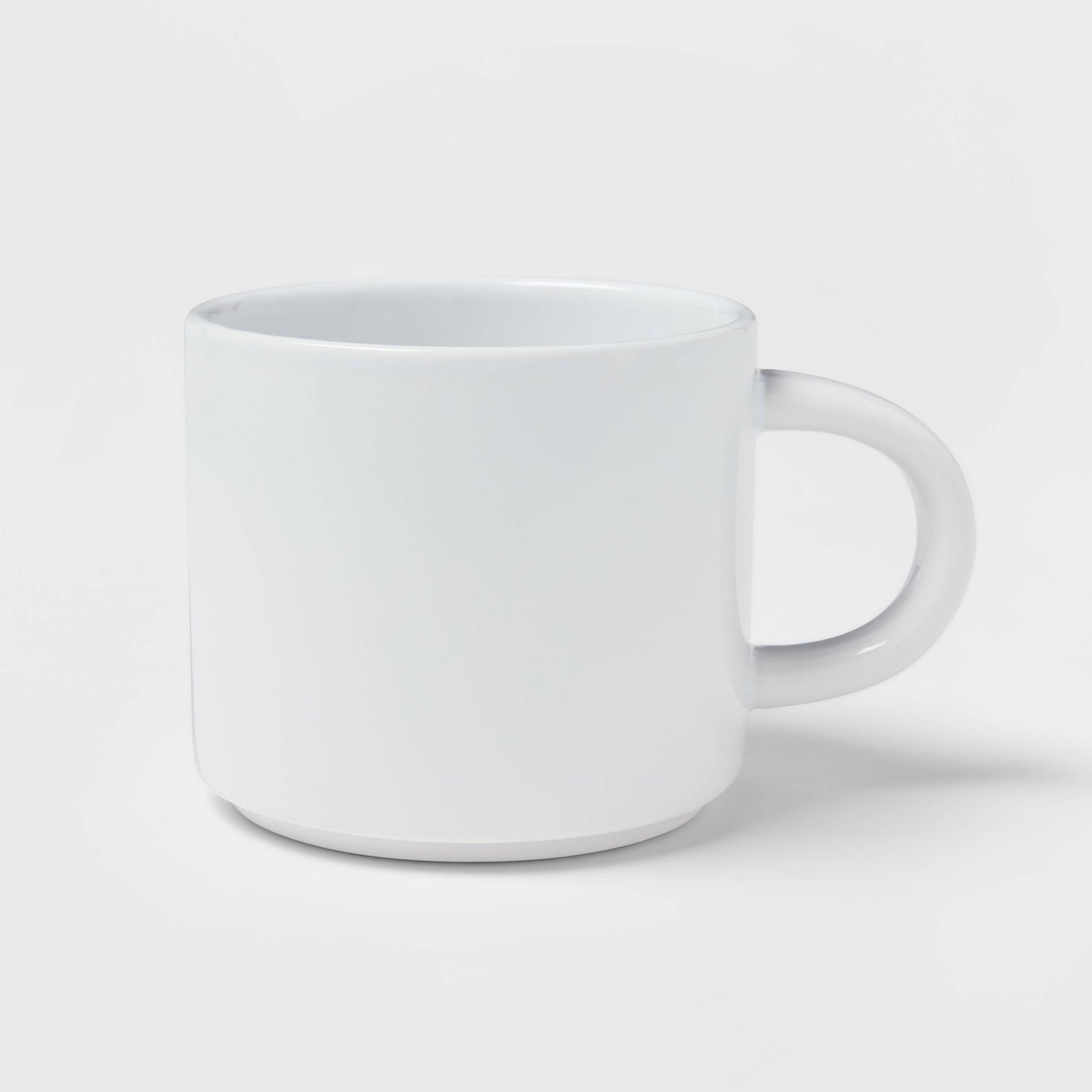 16oz Stoneware Stella Mug White - Threshold™: Dishwasher & Microwave Safe, Coffee & Holiday Drinkware