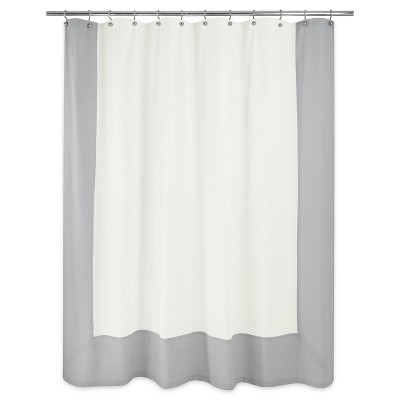 Palmer Shower Curtain Gray/White - Allure Home Creations