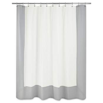 Palmer Shower Curtain Gray/White - Allure Home Creations