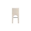 Meridian Furniture,Gramercy Beige Linen Textured Fabric Stool - 2 of 4