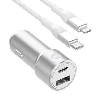 Just Wireless Dual Port Usb-a And Usb-c Wall Charger - White : Target