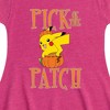 Girls' - Pokémon - Pick of the Patch Fit & Flair Cap Sleeve Dress - 2 of 3