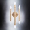Urban Ambiance Luxury Mid-Century Modern Wall Sconce,  16''H x 7''W,  Brushed Brass Finish, ULB2230 - 4 of 4