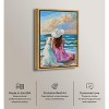 Art Remedy Girl and Her Best Friend Colorful Coastal Wall Art Framed - 3 of 4