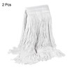 Unique Bargains Cotton Yarn Commercial Mop Heads Replacement 2 Pcs - 3 of 4