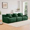 Aukfa Modular Teddy Fabric Sofa,Convertible Modular Sectional Sofa Set , 3-Seats with 1/2/3 Ottoman Soft Boneless Design for Living Room - 2 of 4