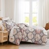 Southshore Fine Living Kilim Oversized Reversible ultra-soft Duvet Cover Set with shams - 3 of 4