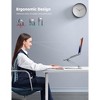 Attop Adjustable Laptop Stand, Portable Laptop Riser, Aluminum Laptop Stand for Desk Foldable Silver - 2 of 4