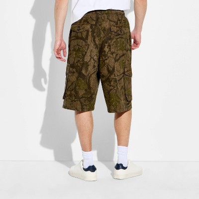 Men's 12.5" Cargo Shorts - Original Use™ Brown Camo Print