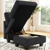 Belffin Right-Facing Storage Chaise Module - Expandable Chenille Sectional with Hidden Compartments & Quick Assembly - 4 of 4
