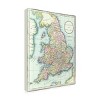 Trademark Fine Art -R.H. Laurie 'Map of England & Wales 1852' Canvas Art - 4 of 4