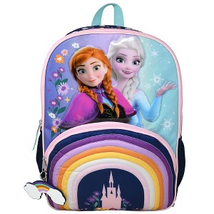 Disney Frozen Anna & Elsa 16" School Backpack with a Large Front Pocket, Girls - 1 of 4