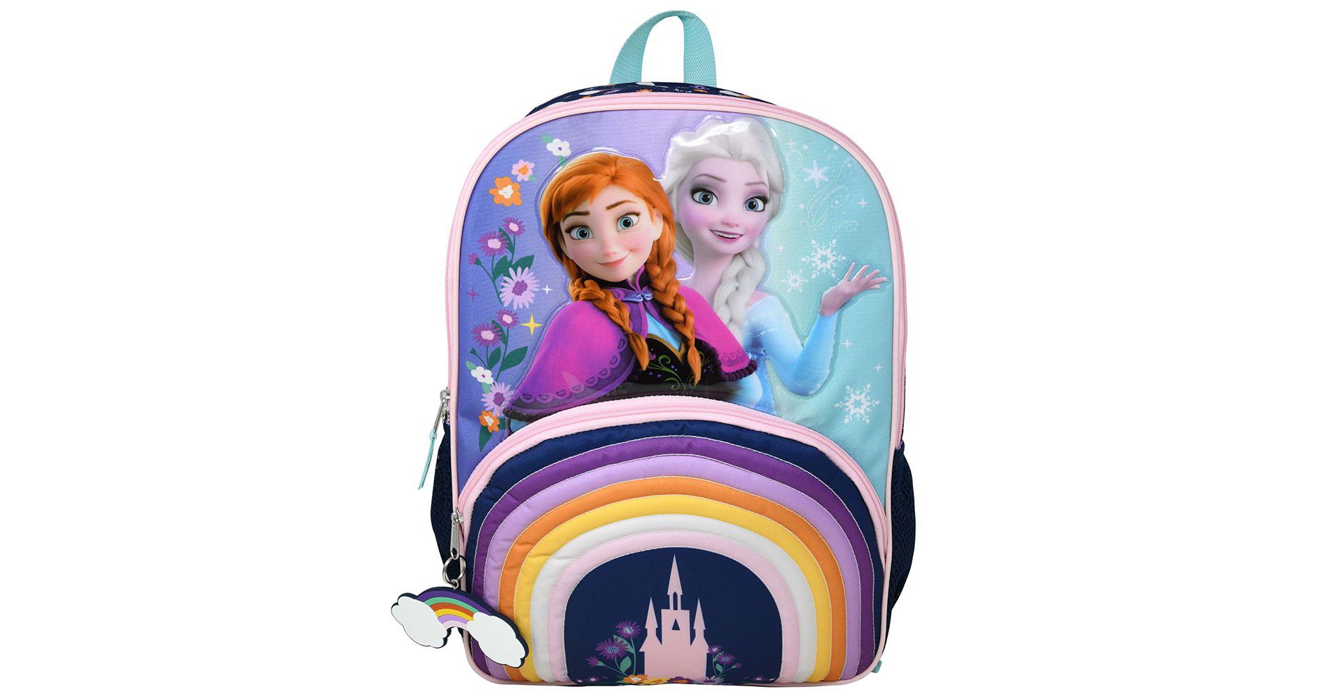 Disney Frozen Anna & Elsa 16" School Backpack with a Large Front Pocket, Girls