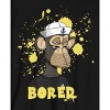 Bored Of Directors Marine Cap Ape Crew Neck Long Sleeve Men's Black Tee - 2 of 2