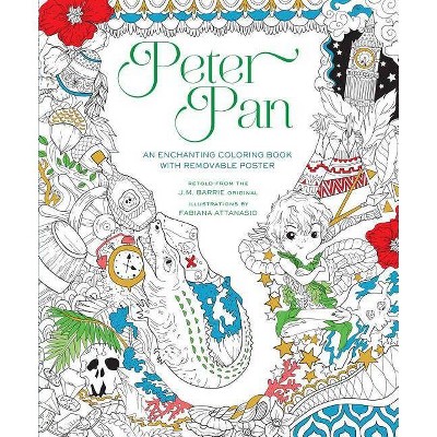 Peter Pan Coloring Book - by  Fabiana Attanasio (Paperback)