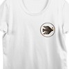 Free Authority Outdoor Bird In Circle Frame Women's White Crew Neck Short Sleeve T-shirt - 3 of 4