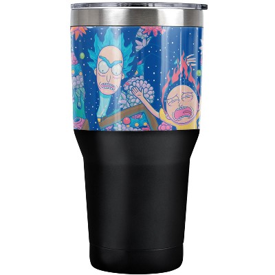 Rick And Morty Rick And Morty Organisms Steel Tumbler 30oz Coffee Travel Mug