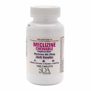 SDA Labs Meclizine HCl 25mg Chewable Tabs 1000 Ct - 1 of 4