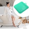 Unique Bargains Shower Foot Clean Massager Scrubber Foot Massager Scrubber with Suction Cups 9.25"x9.25" - 2 of 4