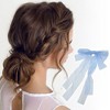Unique Bargains Fashion Ribbon Bow Hair Clips Hairdo Clip 1 Pc - 3 of 4